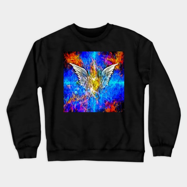 Fallen angel Crewneck Sweatshirt by rolffimages